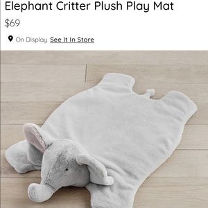 Elephant play mat- Pottery Barn Kids